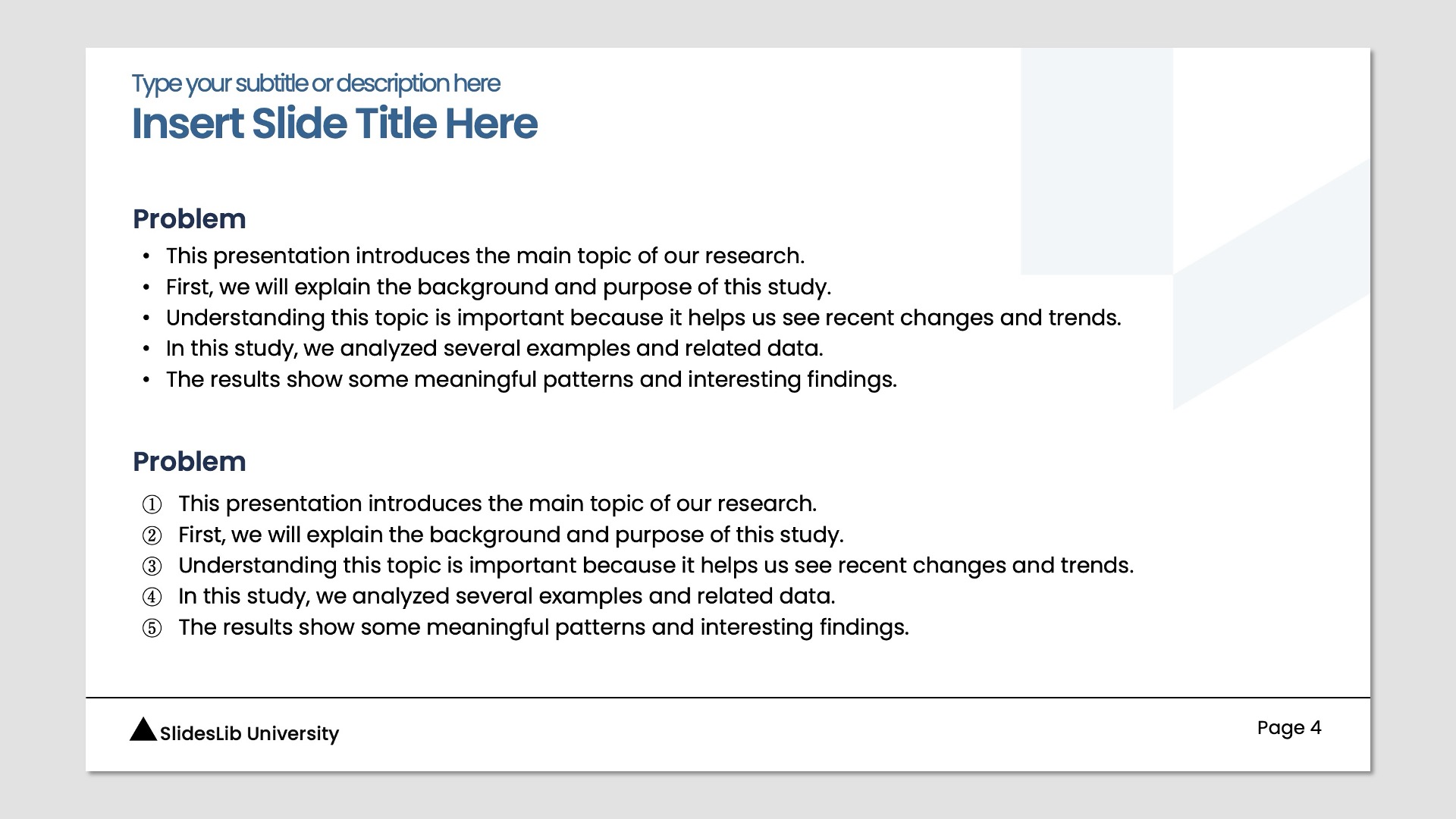 Minimalist Academic Report Free PowerPoint Template - SlidesLib