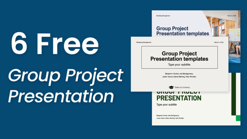 6 Free Group Project Presentation Templates