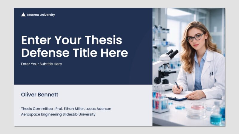 Thesis Defense Free PowerPoint Presentation
