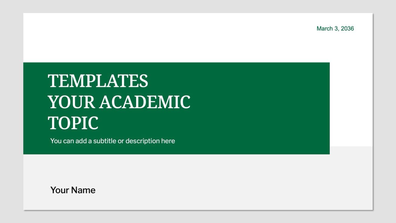 Free University PowerPoint templates and Google Slides download