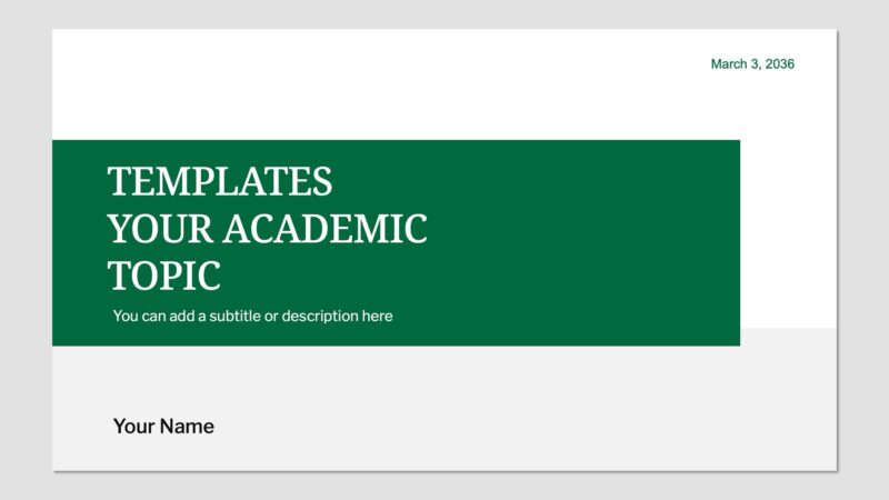 Free University PowerPoint templates and Google Slides download