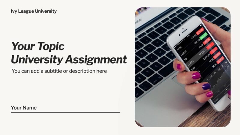 Free University PowerPoint Presentation(17 Slides)