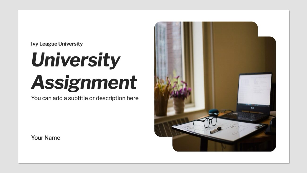 Free Classic University Assignment Presentation