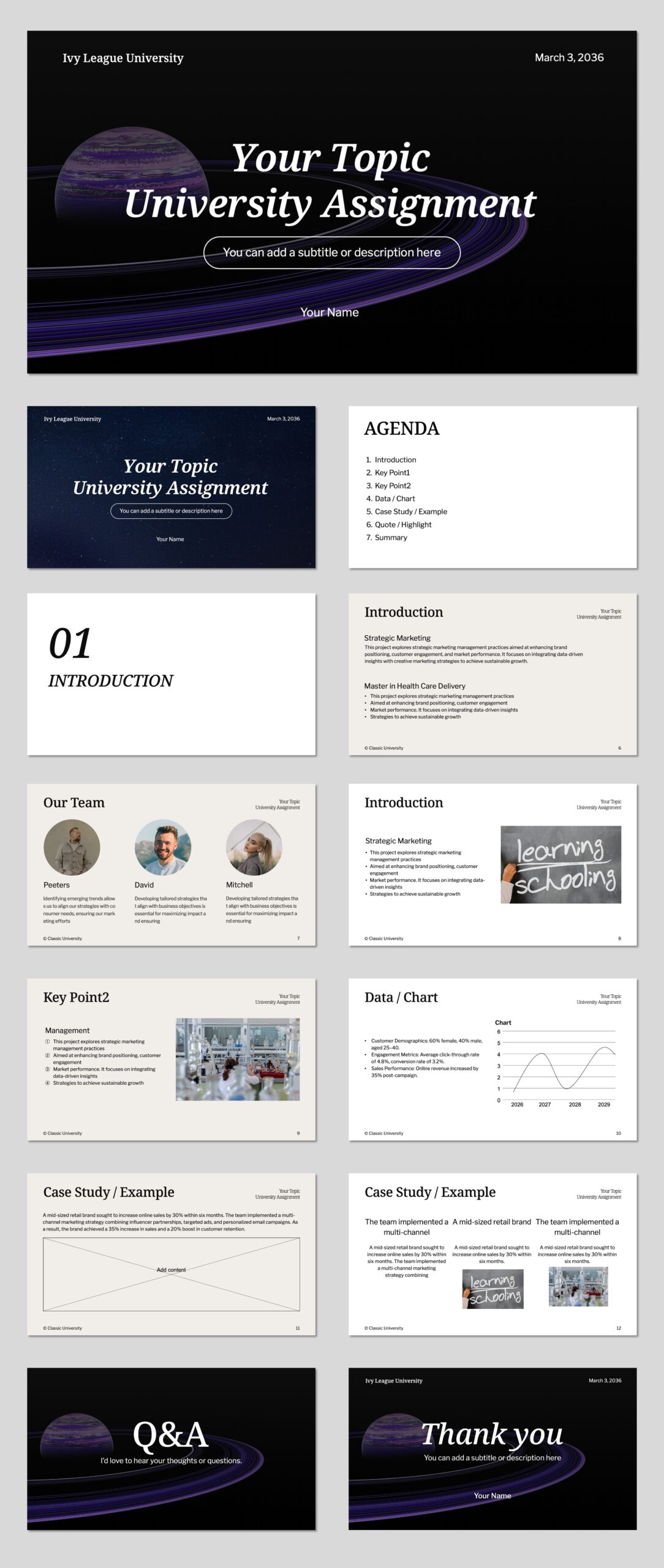 Free University PowerPoint templates and Google Slides download