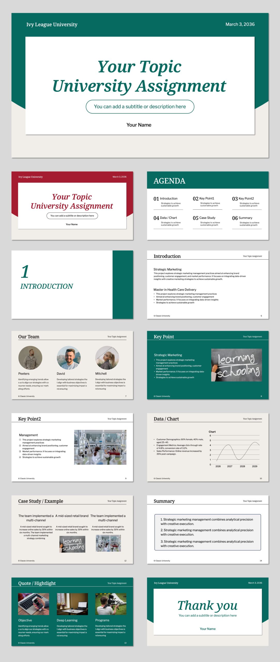 Free University PowerPoint templates and Google Slides download