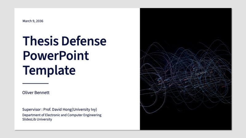 White Basic Thesis Defense Presentation(21 Slides)