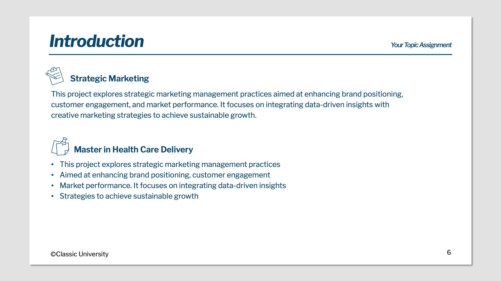 Free University Assignment Presentation Download