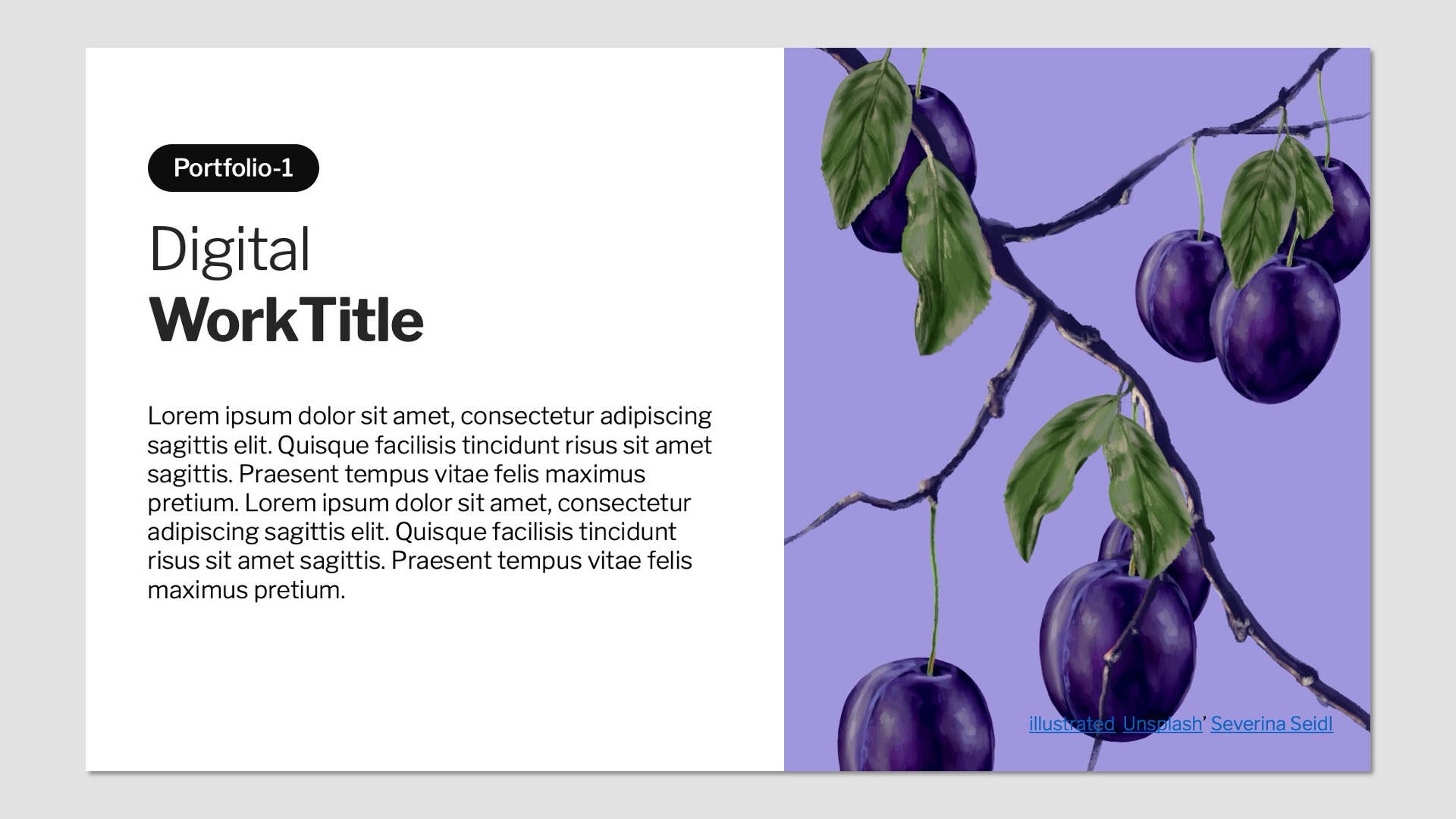 Free University Portfolio Presentation Download