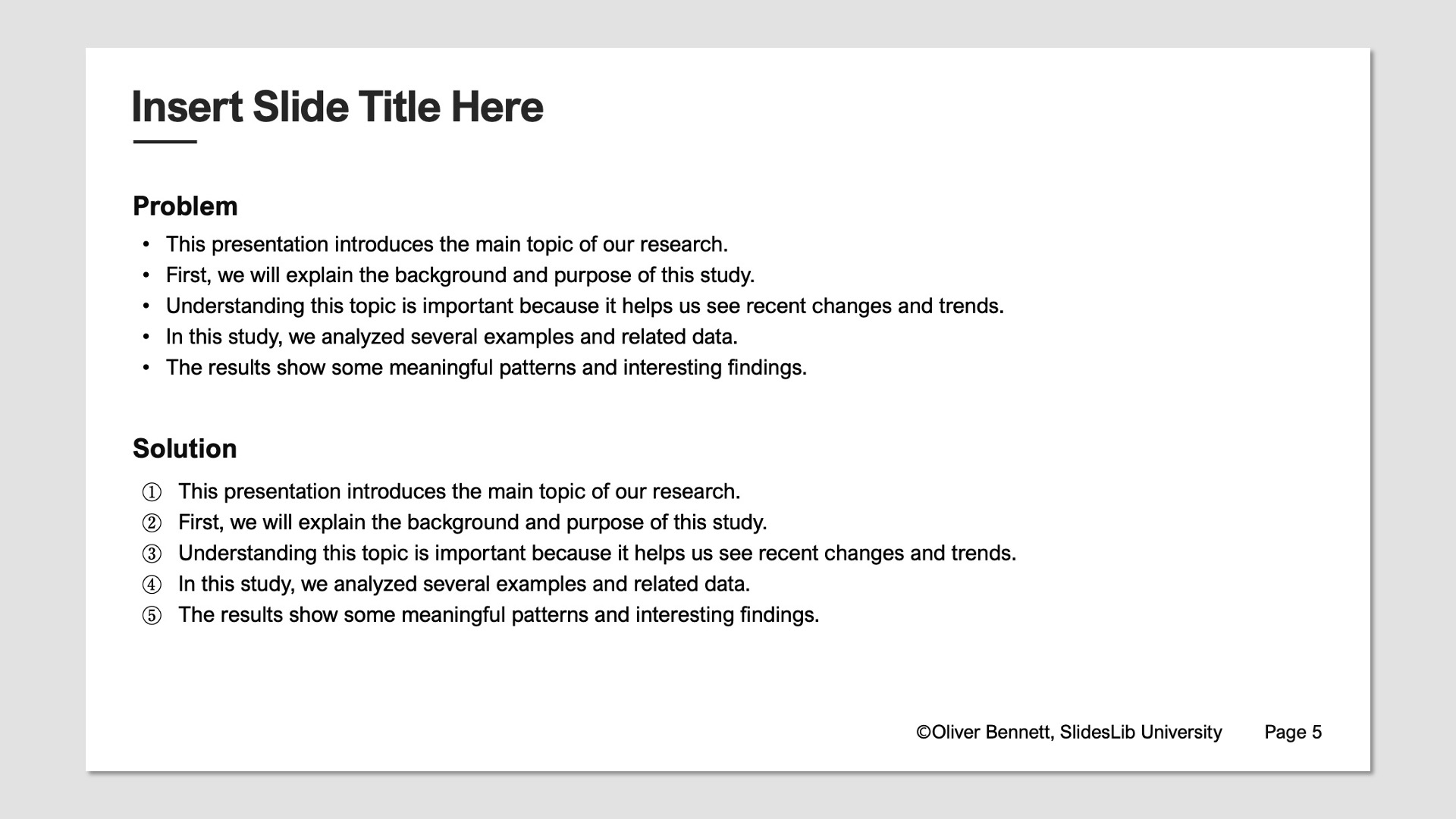 Free Minimal Thesis Defense Presentation