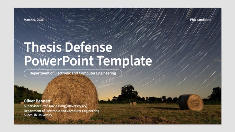 Free Picture Background Thesis Defense Presentation